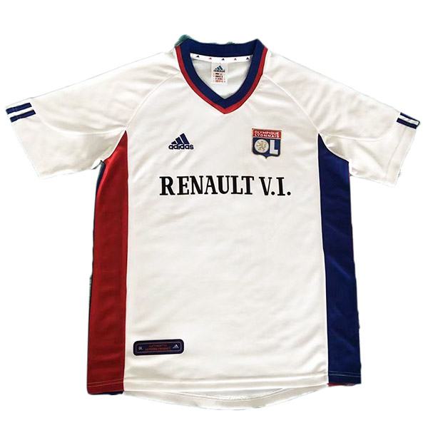 Lyon home retro jersey soccer match men's first sportswear football shirt 2001-2002